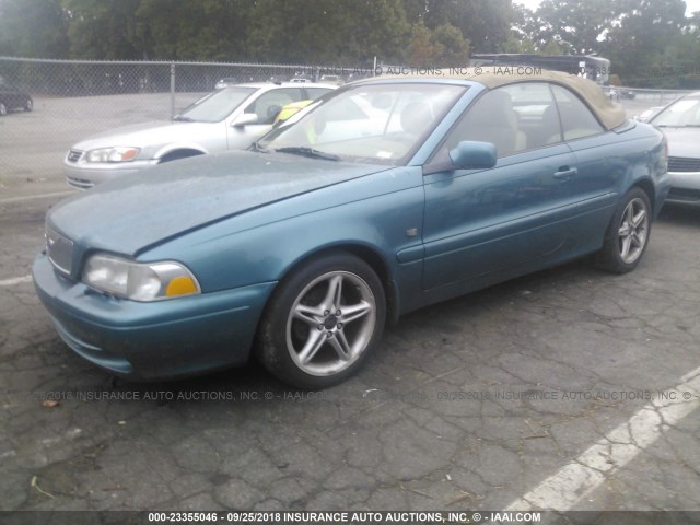 YV1NC56D8YJ012935 - 2000 VOLVO C70 TURBO Light Blue photo 2