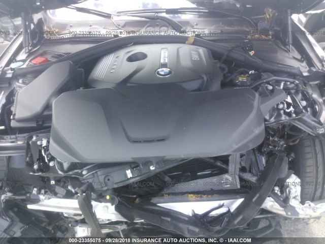 WBA4J1C57KBM12304 - 2019 BMW 430I GRAN COUPE GRAY photo 10