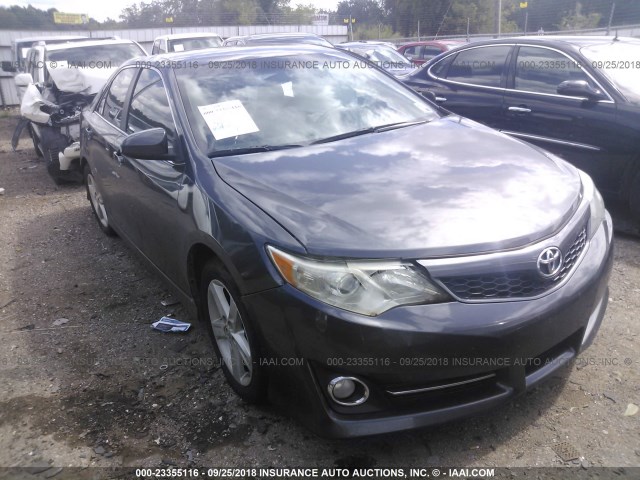 4T1BF1FK3DU684252 - 2013 TOYOTA CAMRY L/SE/LE/XLE ნაცრისფერი ფოტო 1