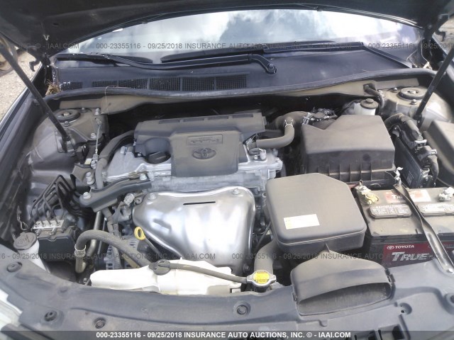 4T1BF1FK3DU684252 - 2013 TOYOTA CAMRY L/SE/LE/XLE ნაცრისფერი ფოტო 10