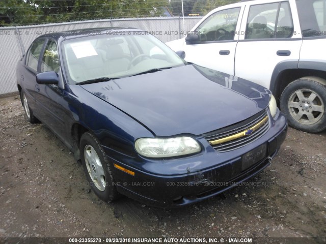 1G1NE52JX16176247 - 2001 CHEVROLET MALIBU LS BLUE photo 1