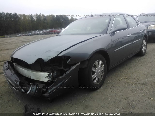 2G4WC532151300763 - 2005 BUICK LACROSSE CX GRAY photo 2