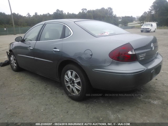 2G4WC532151300763 - 2005 BUICK LACROSSE CX GRAY photo 3