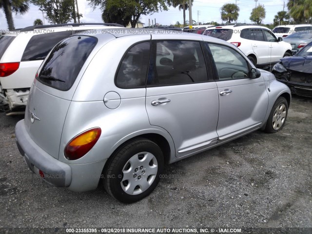 3C4FY48BX3T653460 - 2003 CHRYSLER PT CRUISER CLASSIC SILVER photo 4