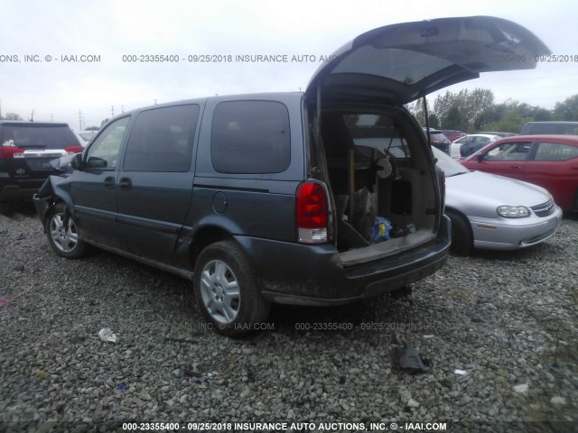 1GNDV23147D124026 - 2007 CHEVROLET UPLANDER LS BLUE photo 3