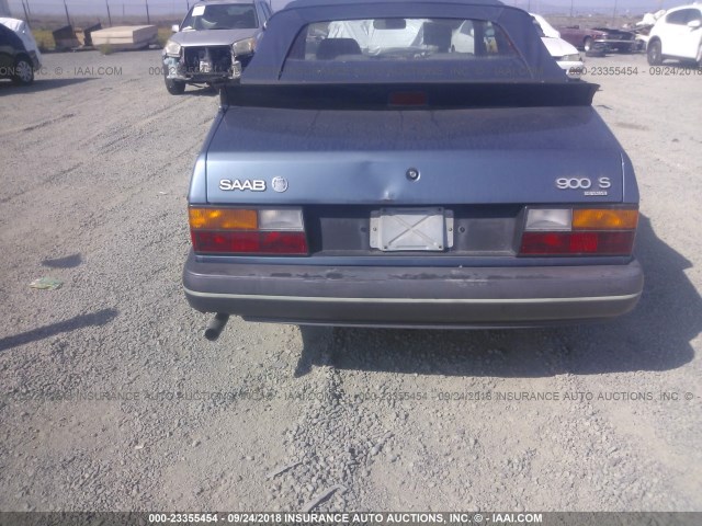 YS3AK75E3P7000158 - 1993 SAAB 900 S BLUE photo 6