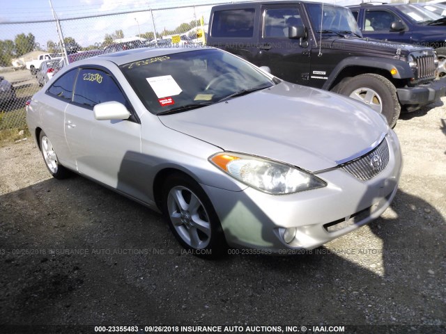 4T1CA30P45U058665 - 2005 TOYOTA CAMRY SOLARA SE/SLE ვერცხლისფერი ფოტო 1