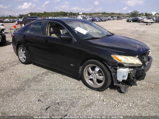 4T1BE46K78U786695 - 2008 TOYOTA CAMRY CE/LE/XLE/SE BLACK photo 1