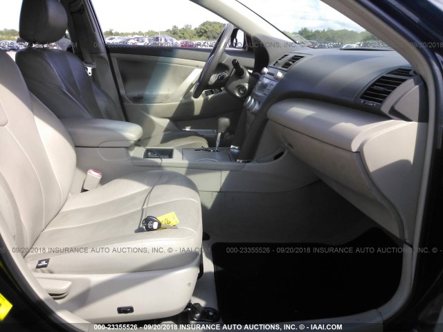 4T1BE46K78U786695 - 2008 TOYOTA CAMRY CE/LE/XLE/SE BLACK photo 5