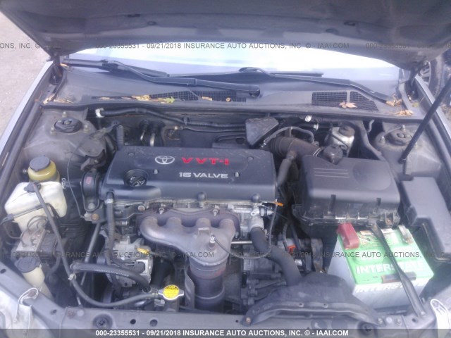 4T1BE30KX3U769580 - 2003 TOYOTA CAMRY LE/XLE/SE Сұр фото 10