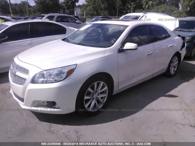 1G11H5SA1DF261505 - 2013 CHEVROLET MALIBU LTZ 白色 照片 2