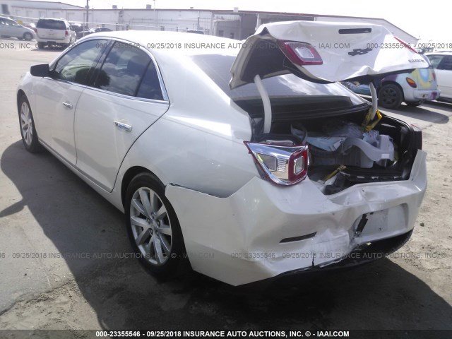 1G11H5SA1DF261505 - 2013 CHEVROLET MALIBU LTZ 白色 照片 3