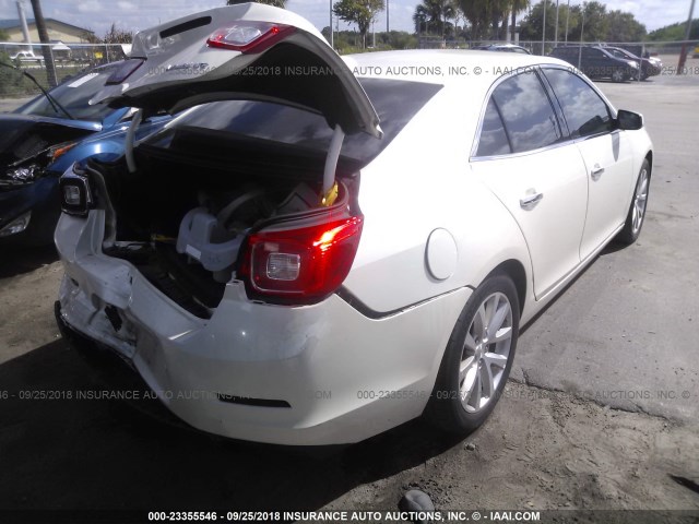 1G11H5SA1DF261505 - 2013 CHEVROLET MALIBU LTZ 白色 照片 4