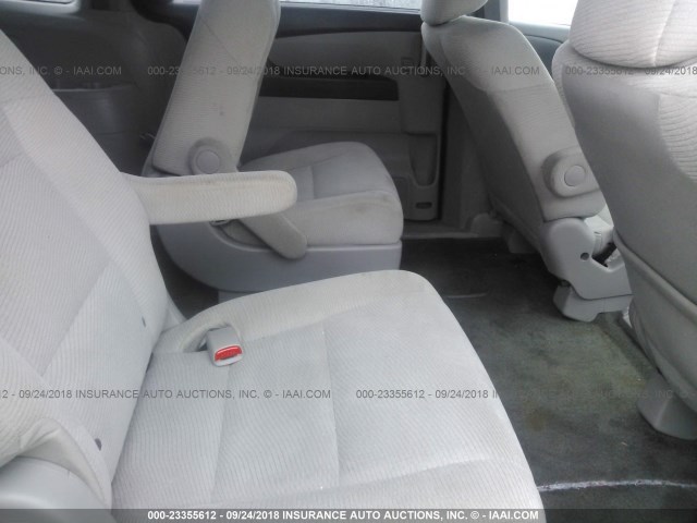 5FNRL5H29DB013841 - 2013 HONDA ODYSSEY LX GRAY photo 8