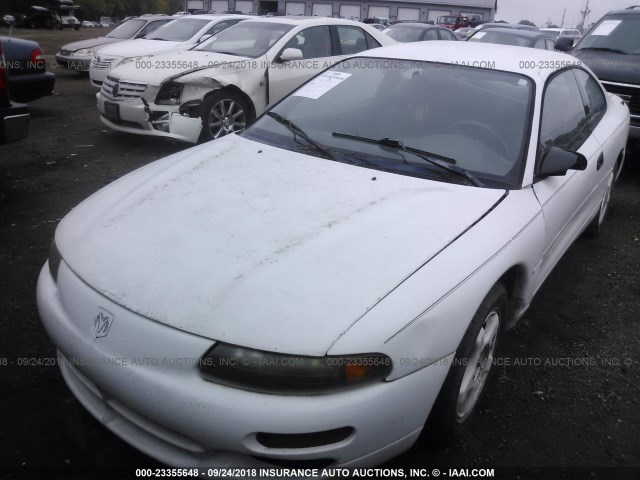 4B3AU42Y0TE320039 - 1996 DODGE AVENGER ES WHITE photo 2