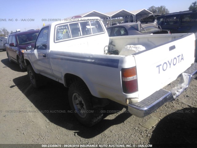 JT4RN01P1R7063665 - 1994 TOYOTA PICKUP 1/2 TON SHRT WHEELBASE/DX WHITE photo 3