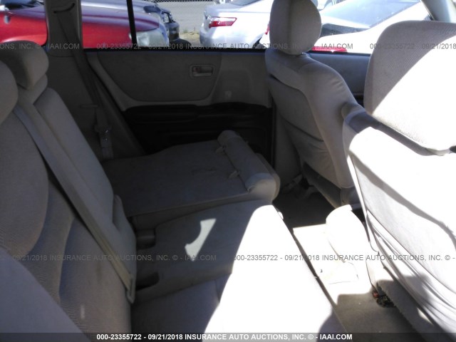 JTEHF21A830147154 - 2003 TOYOTA HIGHLANDER LIMITED Champagne photo 8