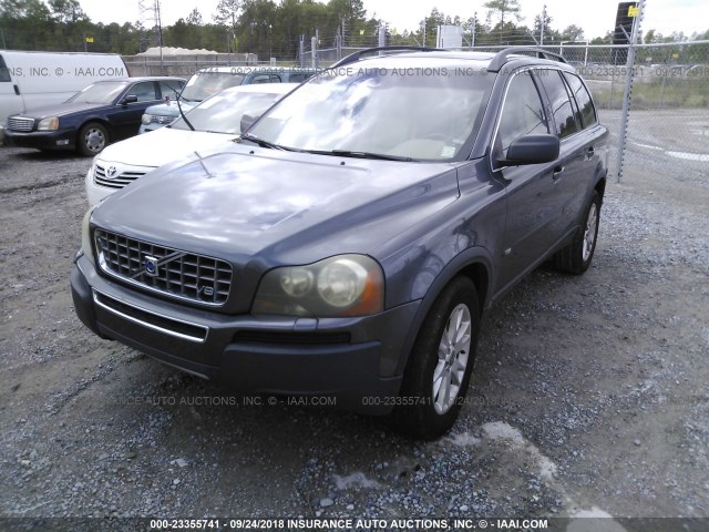 YV1CZ852651185016 - 2005 VOLVO XC90 V8 GRAY photo 2