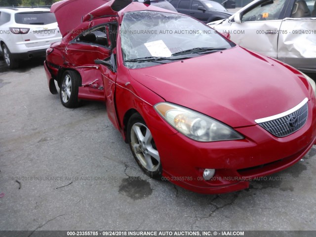 4T1CA38P34U019777 - 2004 TOYOTA CAMRY SOLARA SE/SLE წითელი ფოტო 1