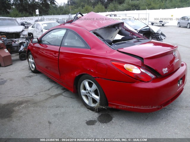 4T1CA38P34U019777 - 2004 TOYOTA CAMRY SOLARA SE/SLE წითელი ფოტო 3
