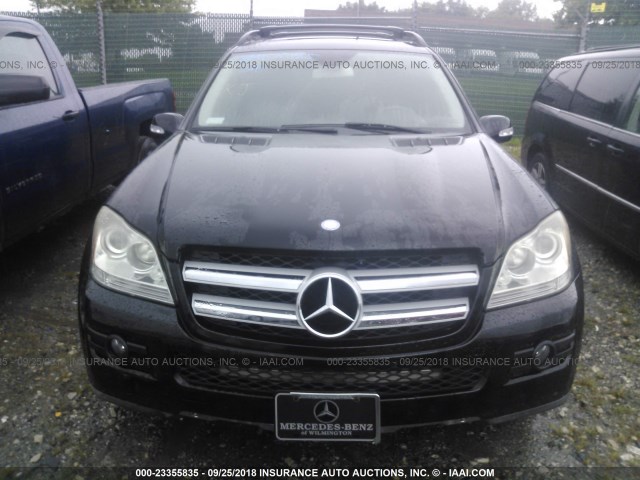 4JGBF71E37A151666 - 2007 MERCEDES-BENZ GL 450 4MATIC BLACK photo 6