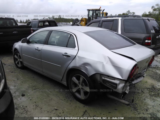 1G1ZC5E0XCF339900 - 2012 CHEVROLET MALIBU 1LT 银色 照片 3
