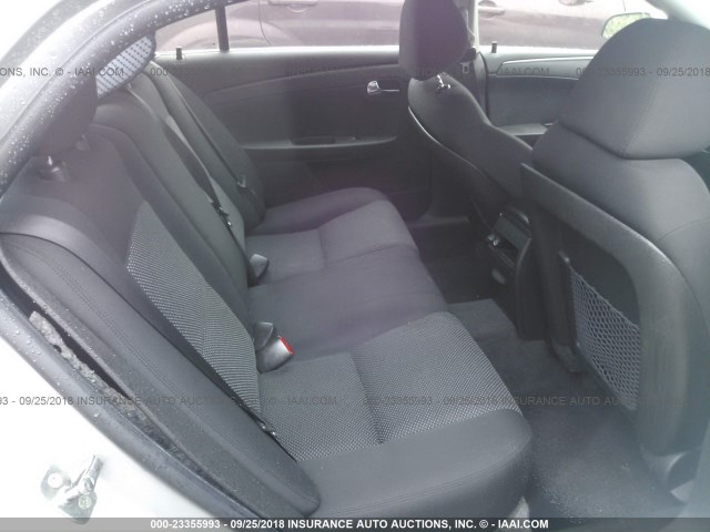 1G1ZC5E0XCF339900 - 2012 CHEVROLET MALIBU 1LT 银色 照片 8