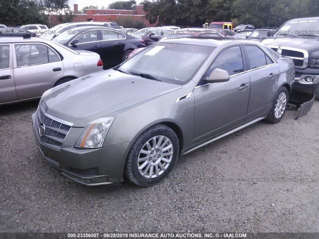 1G6DE5EY7B0135934 - 2011 CADILLAC CTS LUXURY COLLECTION GRAY photo 2