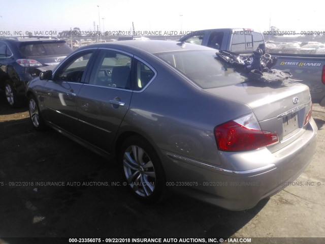 JNKCY01E49M800031 - 2009 INFINITI M35 SPORT GRAY photo 3