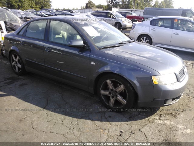 WAUJC68E23A205409 - 2003 AUDI A4 1.8T BLUE photo 1