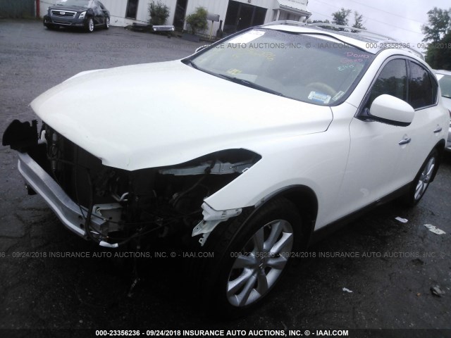 JNKAJ09F78M361012 - 2008 INFINITI EX35 JOURNEY WHITE photo 2