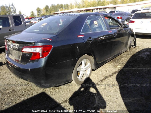 4T1BF1FK5EU331948 - 2014 TOYOTA CAMRY L/SE/LE/XLE 黑色 照片 4