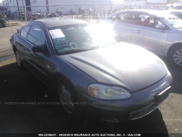 4C3AG42HX2E121170 - 2002 CHRYSLER SEBRING LX GRAY photo 1