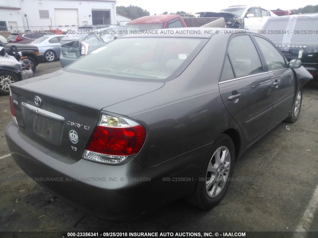 4T1BF30K55U595868 - 2005 TOYOTA CAMRY LE/XLE/SE GRAY photo 4