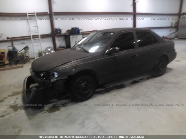 1Y1SK5289YZ428476 - 2000 CHEVROLET GEO PRIZM LSI შავი ფოტო 2