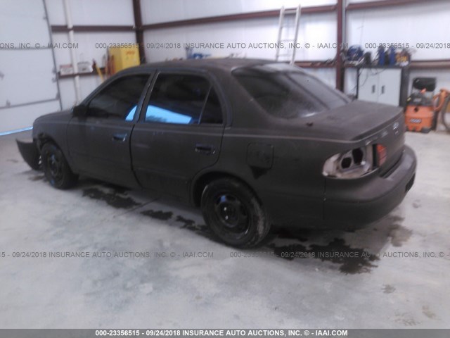 1Y1SK5289YZ428476 - 2000 CHEVROLET GEO PRIZM LSI შავი ფოტო 3