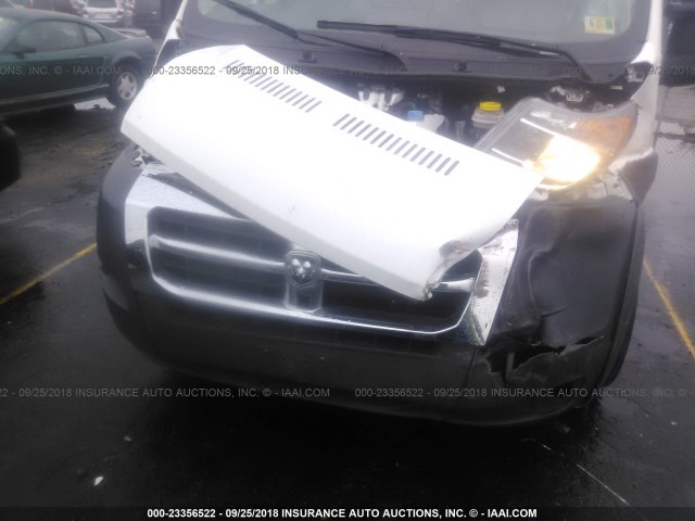 3C6TRVAG5GE119859 - 2016 RAM PROMASTER 1500 1500 STANDARD WHITE photo 6