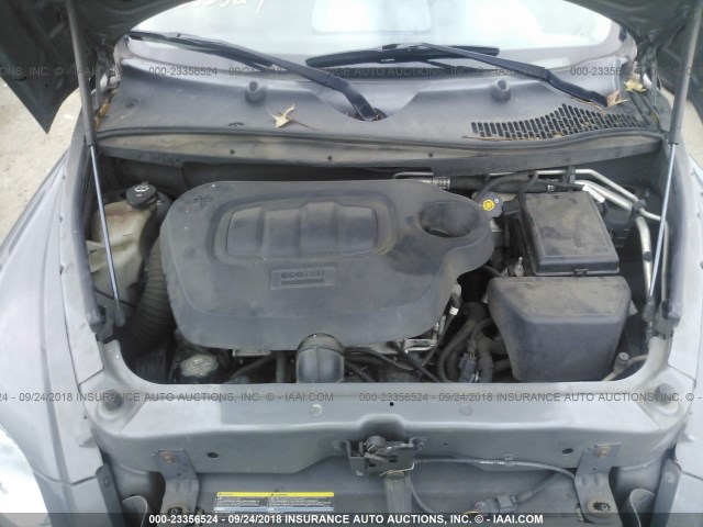 3GNCA13D88S666727 - 2008 CHEVROLET HHR LS GRAY photo 10