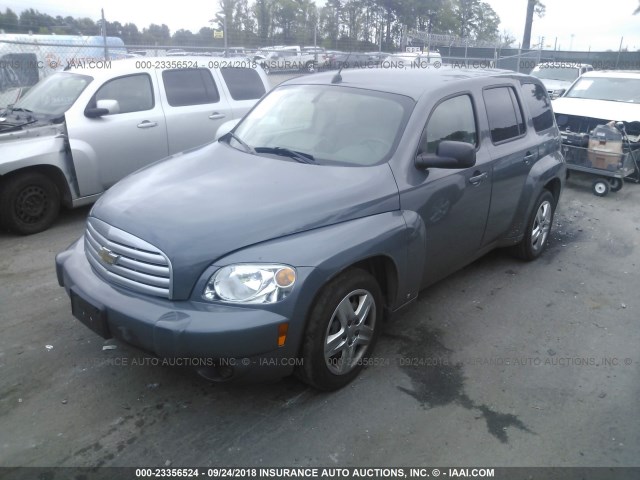 3GNCA13D88S666727 - 2008 CHEVROLET HHR LS GRAY photo 2