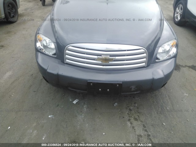 3GNCA13D88S666727 - 2008 CHEVROLET HHR LS GRAY photo 6