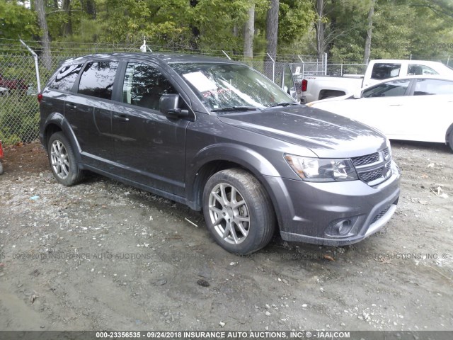 3C4PDDEG1FT580788 - 2015 DODGE JOURNEY R/T GRAY photo 1