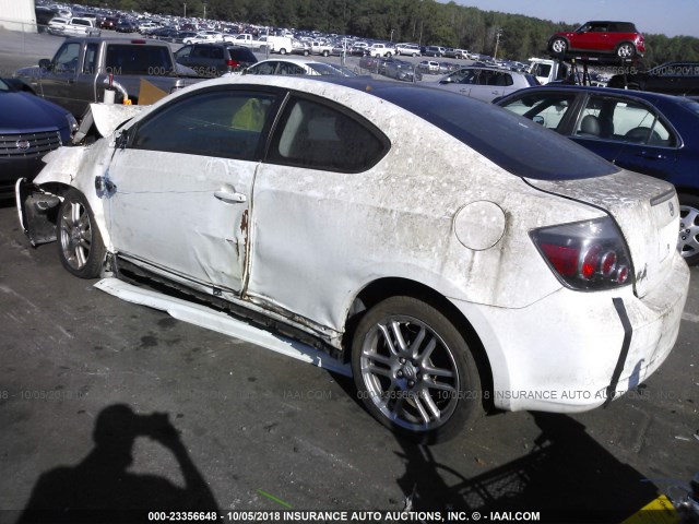 JTKDE167780221130 - 2008 TOYOTA SCION TC 白色 照片 3