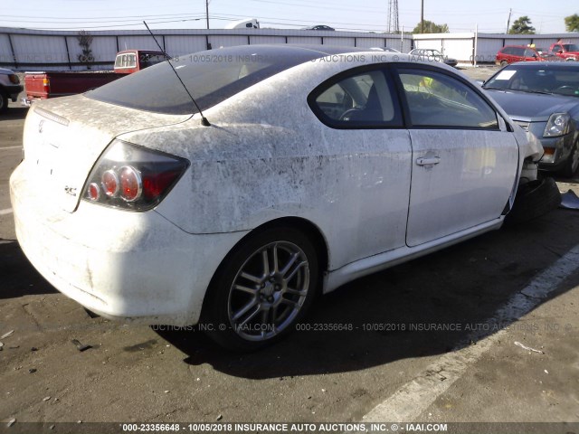 JTKDE167780221130 - 2008 TOYOTA SCION TC 白色 照片 4