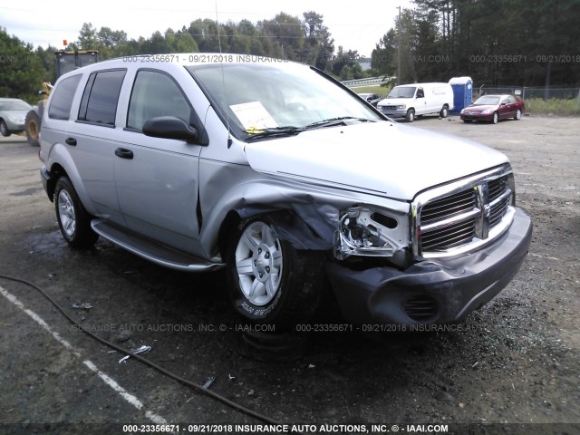 1D4HD38N64F128936 - 2004 DODGE DURANGO ST SILVER photo 1