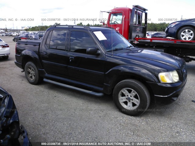 1FMZU67K55UA43685 - 2005 FORD EXPLORER SPORT TR  BLACK photo 1