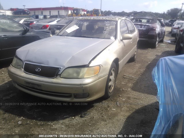 JT8JS47E7S0104946 - 1995 LEXUS GS 300 GOLD photo 2