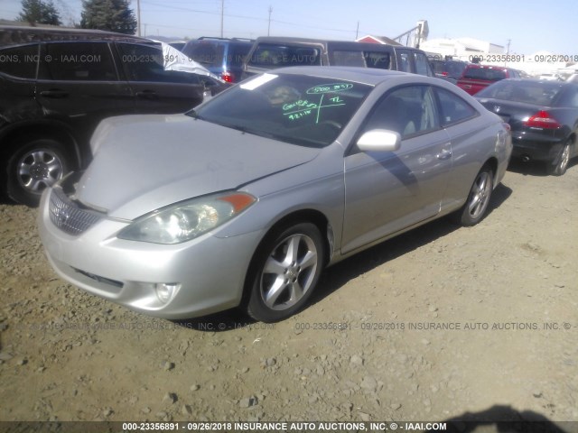 4T1CA38P84U017278 - 2004 TOYOTA CAMRY SOLARA SE/SLE ვერცხლისფერი ფოტო 2