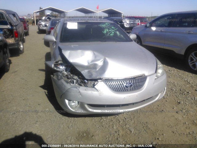 4T1CA38P84U017278 - 2004 TOYOTA CAMRY SOLARA SE/SLE ვერცხლისფერი ფოტო 6