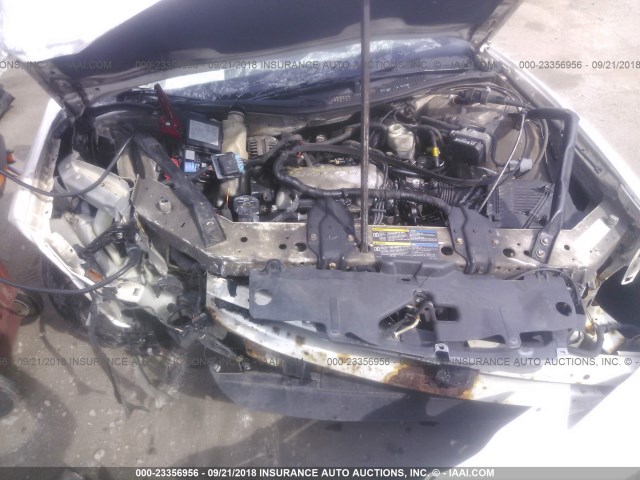2G1WW12E059161770 - 2005 CHEVROLET MONTE CARLO LS 白色 照片 10