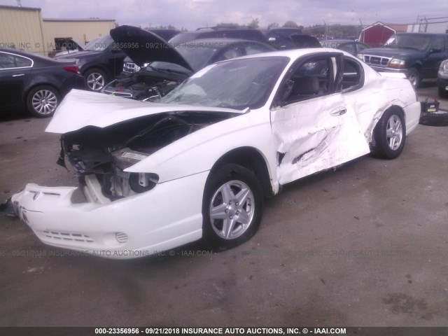 2G1WW12E059161770 - 2005 CHEVROLET MONTE CARLO LS 白色 照片 2